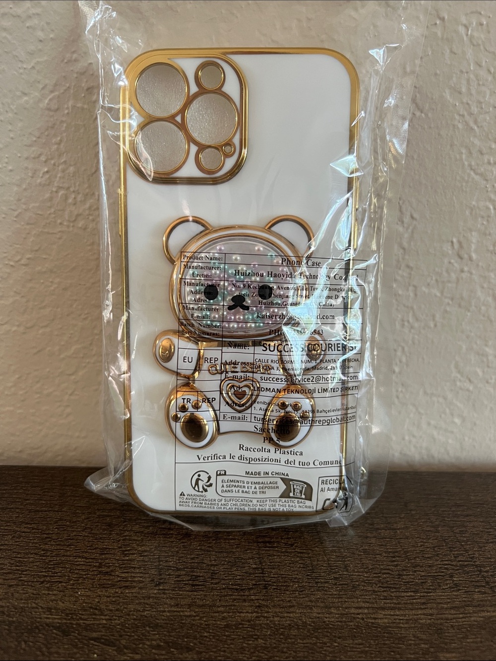 iPhone 13 Max Pro Teddy Bear Phone Case